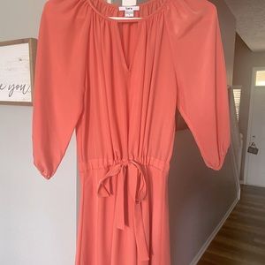 Coral dress
